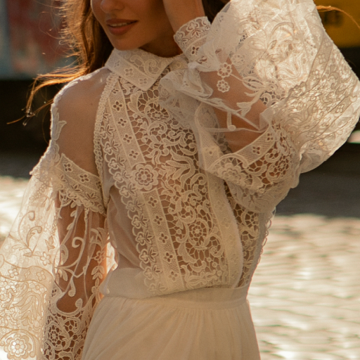 ky atelier dress 1883 by OKSANA MUKHA photo of ky atelier dress 1883: white