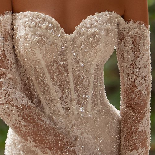 wedding dress Elowen by OKSANA MUKHA photo of wedding dress Elowen: nude
